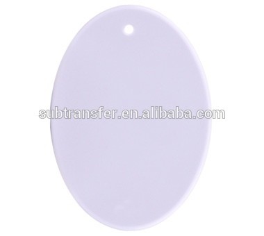 Christmas Decoration Sublimation blank Oval shape Ornament