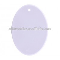 Christmas Decoration Sublimation blank Oval shape Ornament