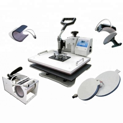 6 in 1 combo heat press machine for sublimation heat transfer printing