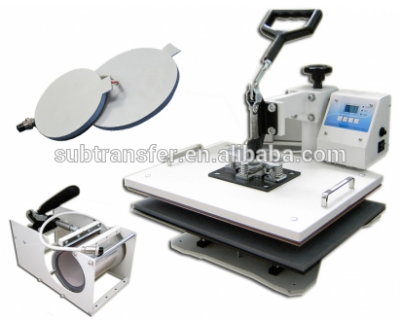 Great quality digital sublimation 4 in 1 heat transfer machine combo press for sale